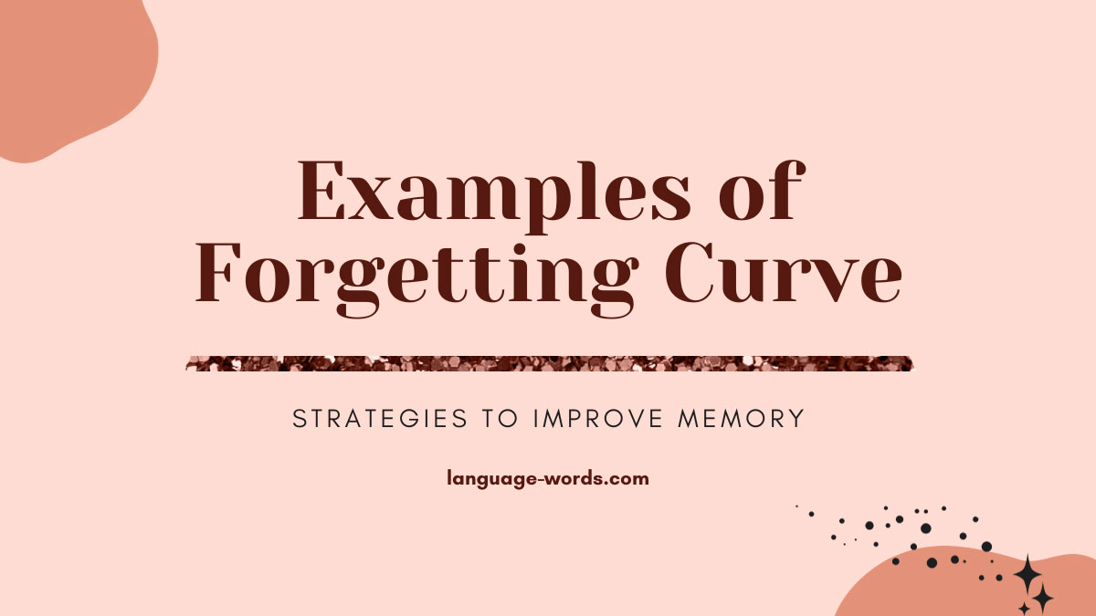 Examples of Forgetting Curve