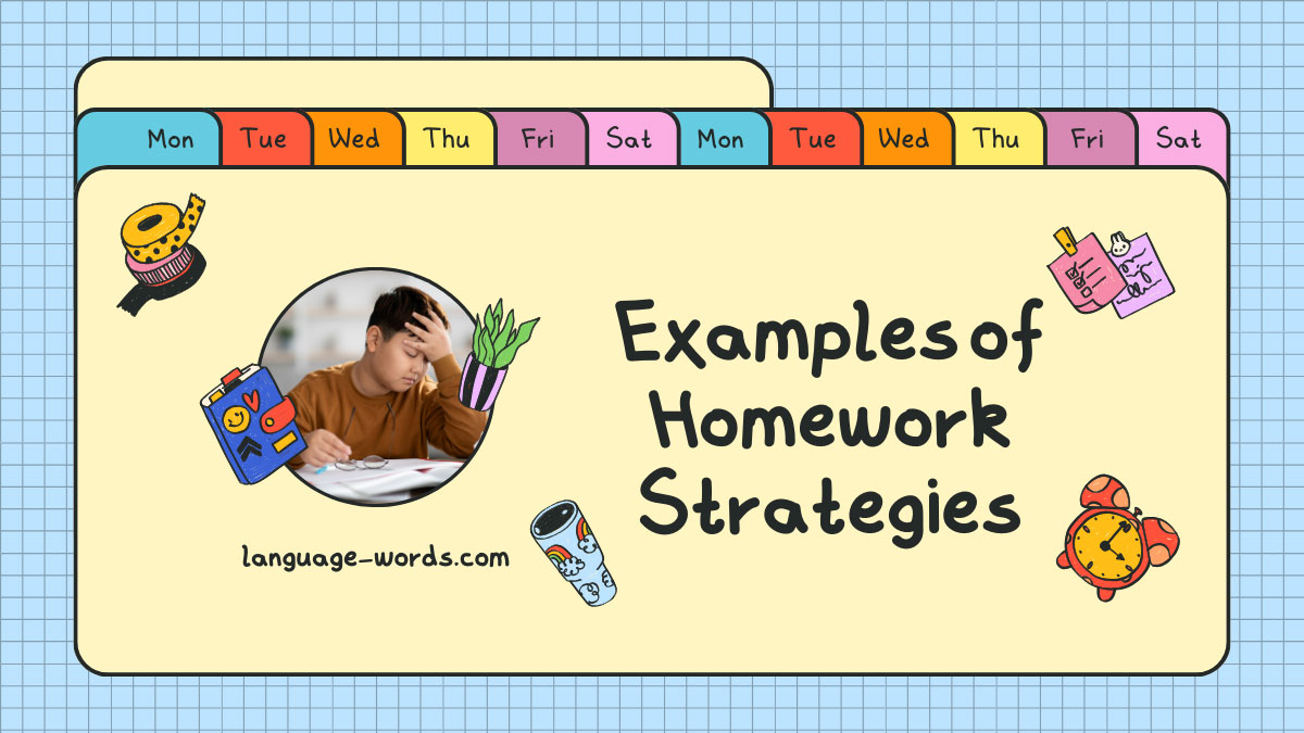 Examples of Homework Strategies