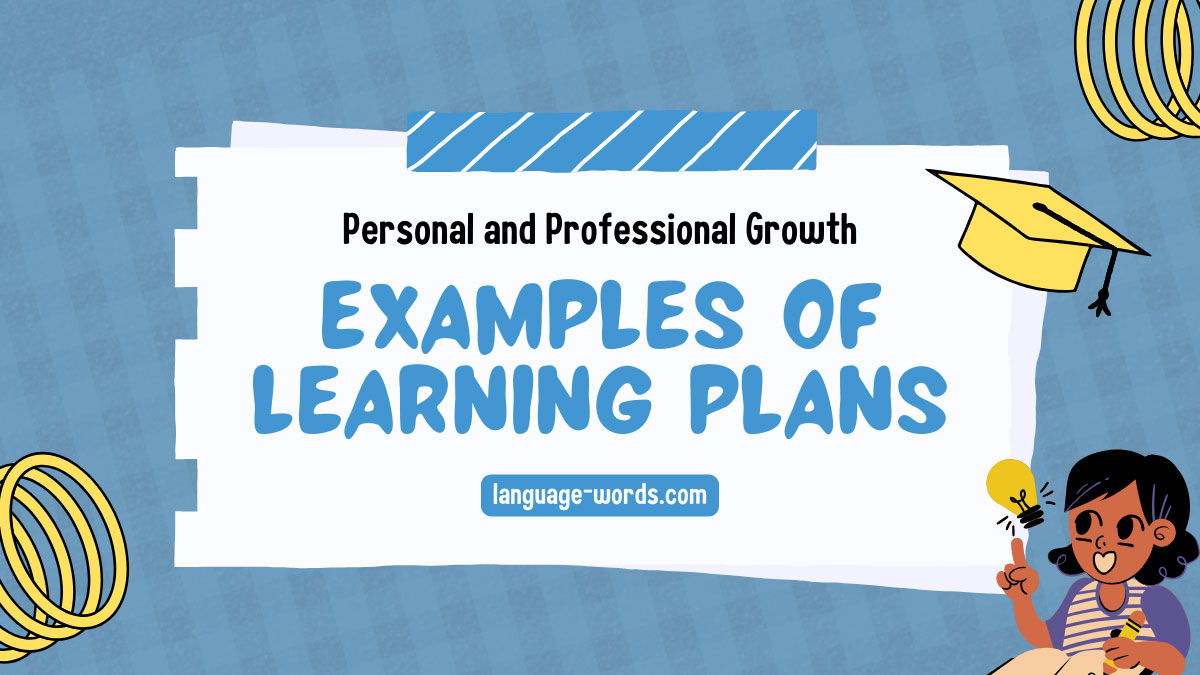 Examples of Learning Plans