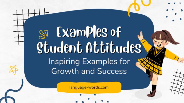 Good Student Examples Student Attitudes: Inspiring Examples for Growth and Success