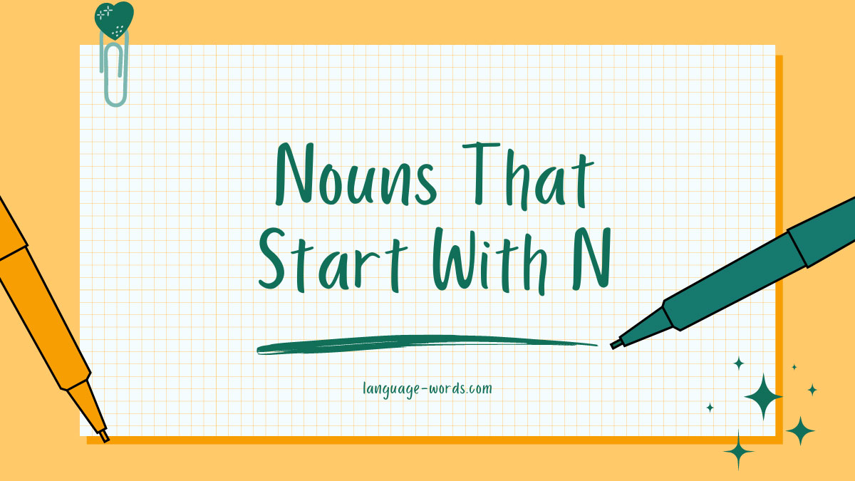Nouns That Starts With N