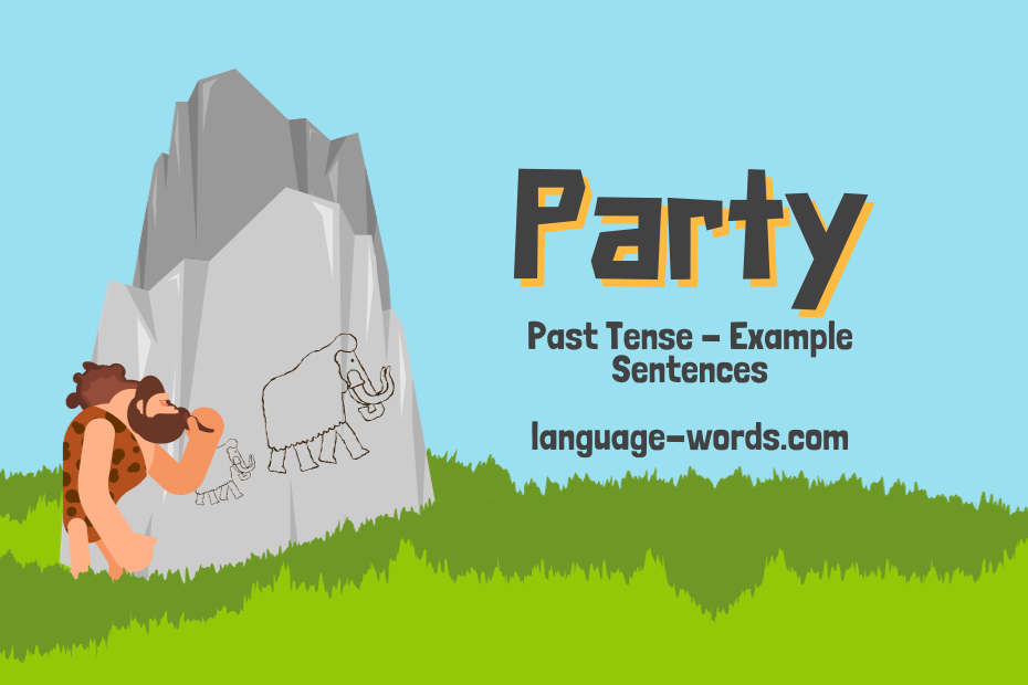 past tense of party